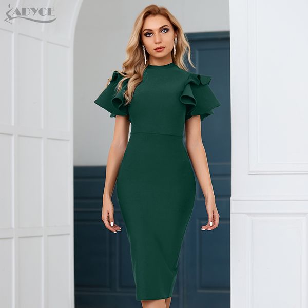 adyce new summer green o ne midi bandage dress for women 2021 ruffles short sleeve celebrity club evening party dress, Black;gray
adyce new summer green o ne midi bandage dress for women 2021 ruffles short sleeve celebrity club evening party dress, Black;gray