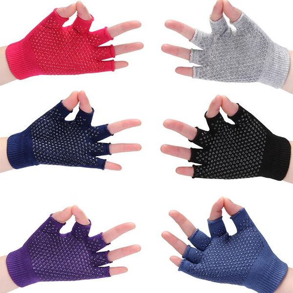 cycling gloves 1 pair yoga sports for women men gym fitness non slip training workout bodybuilding half finger hand protector, Black
cycling gloves 1 pair yoga sports for women men gym fitness non slip training workout bodybuilding half finger hand protector, Black