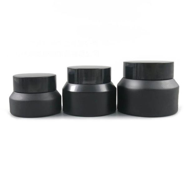 storage bottles & jars 300pcs empty matte black jar skin care cream small glass bottle cosmetic with lid screw cap 15g 30g 50g sn403
storage bottles & jars 300pcs empty matte black jar skin care cream small glass bottle cosmetic with lid screw cap 15g 30g 50g sn403