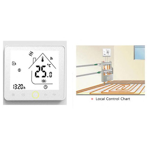 smart home control thermostat programming water/electric heating/gas boiler wifi/no/modbus winter room temperature controller
smart home control thermostat programming water/electric heating/gas boiler wifi/no/modbus winter room temperature controller