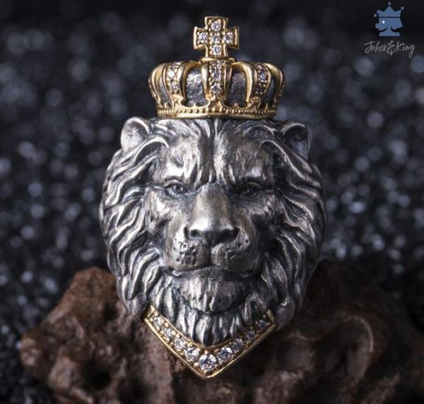 cluster rings crown simba ring king leo, Golden;silver