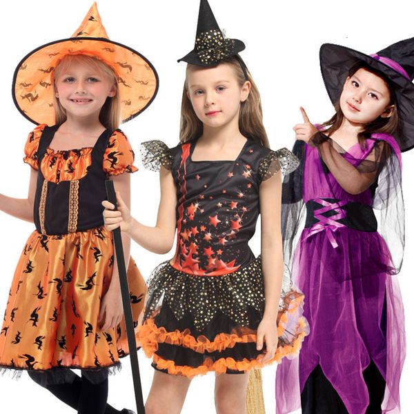 cartoon clothing halloween daughter child witch gauze cloak costume role play set performance stage, Blue
cartoon clothing halloween daughter child witch gauze cloak costume role play set performance stage, Blue