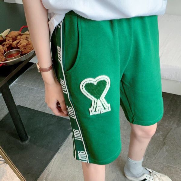 trendy peach heart a letter embroidered ribbon shorts pure cotton men's women's 21 new style rare, breathable and comfortable, White;black
trendy peach heart a letter embroidered ribbon shorts pure cotton men's women's 21 new style rare, breathable and comfortable, White;black