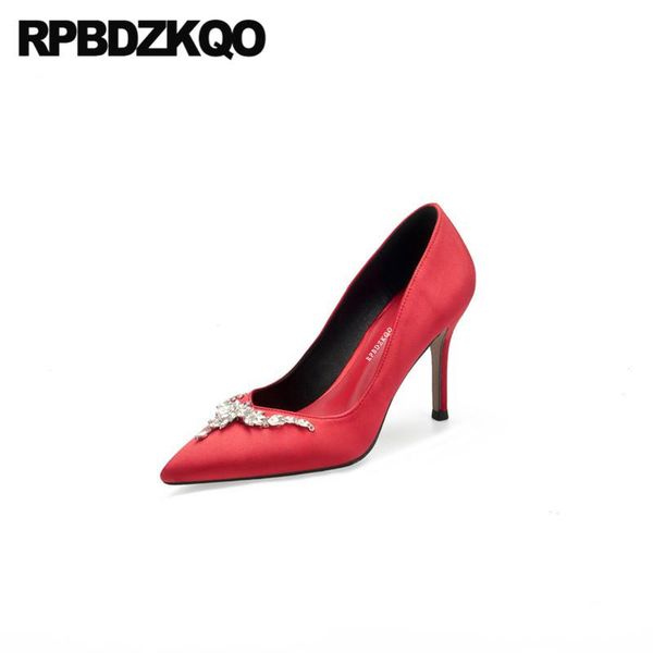 dress shoes white satin wedding red women big size pointed toe rhinestone pumps kitten 33 11 43 diamond crystal 3 inch high heels, Black
dress shoes white satin wedding red women big size pointed toe rhinestone pumps kitten 33 11 43 diamond crystal 3 inch high heels, Black
