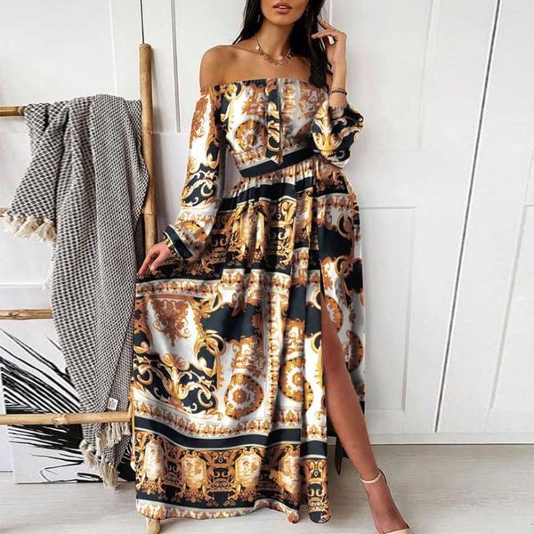 ethnic clothing elegant plus size women off shoulder dress colorful print party long sleeve slit maxi bohemian dresses autumn, Red
ethnic clothing elegant plus size women off shoulder dress colorful print party long sleeve slit maxi bohemian dresses autumn, Red