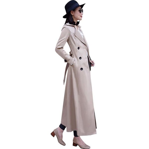 women's trench coats high end design women coat plus size s-3xl casaco feminino double breasted long female overcoat r63, Tan;black
women's trench coats high end design women coat plus size s-3xl casaco feminino double breasted long female overcoat r63, Tan;black