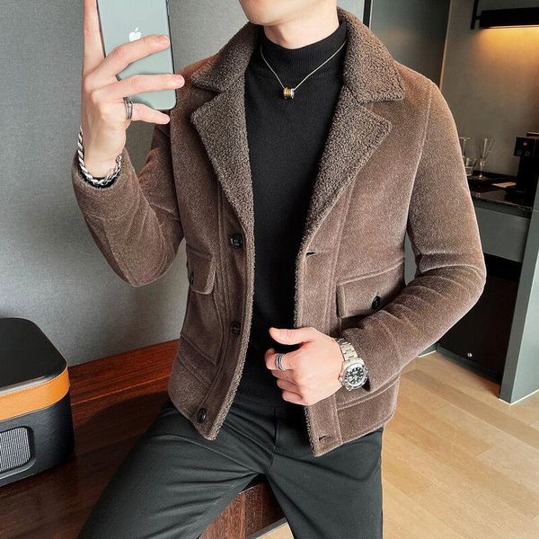 men's wool & blends british style patchwork woollen jacket coat men trench mens windbreaker winter autumn manteau homme coats, Black
men's wool & blends british style patchwork woollen jacket coat men trench mens windbreaker winter autumn manteau homme coats, Black