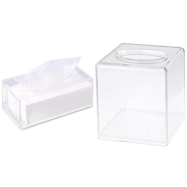 1pcs transparent tissue box large opening napkin holder & 1x square cover tissues paper boxes napkins
1pcs transparent tissue box large opening napkin holder & 1x square cover tissues paper boxes napkins