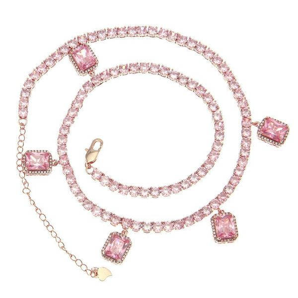 chains european and american hip hop color zircon tennis chain trendsetter ins minority design sense clavicle necklace, Silver
chains european and american hip hop color zircon tennis chain trendsetter ins minority design sense clavicle necklace, Silver