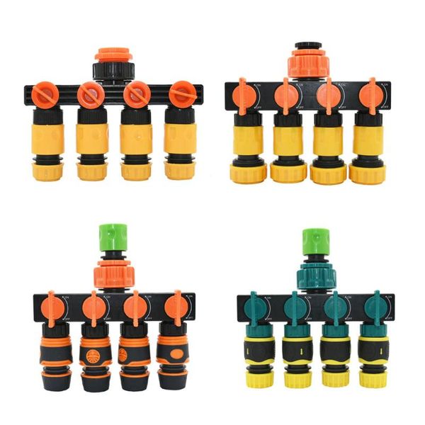 female 1/2" 3/4" 1" to 1/2 3/4 hose 4-way garden tap water splitter 16mm 20mm shunt four outlets irrigation valve watering eq
female 1/2" 3/4" 1" to 1/2 3/4 hose 4-way garden tap water splitter 16mm 20mm shunt four outlets irrigation valve watering eq