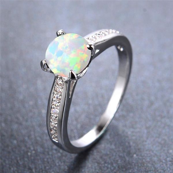 wedding rings classic female blue white opal jewelry charm silver color for women dainty bridal rainbow crystal engagement ring, Slivery;golden
wedding rings classic female blue white opal jewelry charm silver color for women dainty bridal rainbow crystal engagement ring, Slivery;golden