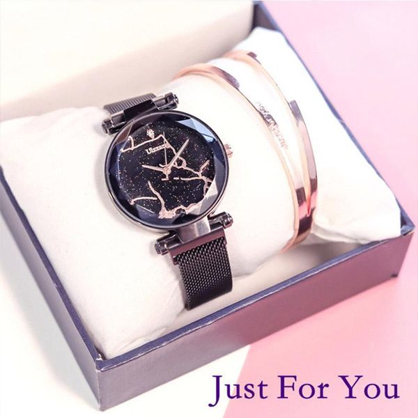 wristwatches 2021 casual watch fashion women luxury analog quartz starry sky wristwatch dress montre femme men, Slivery;brown
wristwatches 2021 casual watch fashion women luxury analog quartz starry sky wristwatch dress montre femme men, Slivery;brown