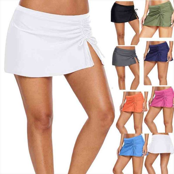 one-piece beach solid-colored triangle holiday womens bikini skirt high waist pleated cover-up swim wear for girls, White;black
one-piece beach solid-colored triangle holiday womens bikini skirt high waist pleated cover-up swim wear for girls, White;black