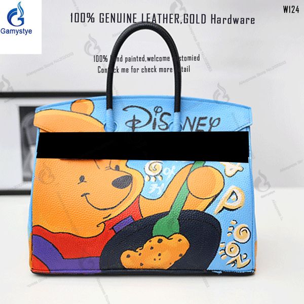 cute animal bear piglet hand draw print graffiti famous brand custom women totes cowhide handbags gifts genuine leather bags
cute animal bear piglet hand draw print graffiti famous brand custom women totes cowhide handbags gifts genuine leather bags