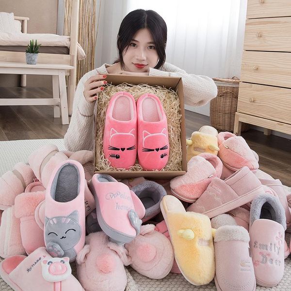 [ cotton slippers women's autumn and winter indoor warm non-slip household couple children's men, Black
[ cotton slippers women's autumn and winter indoor warm non-slip household couple children's men, Black