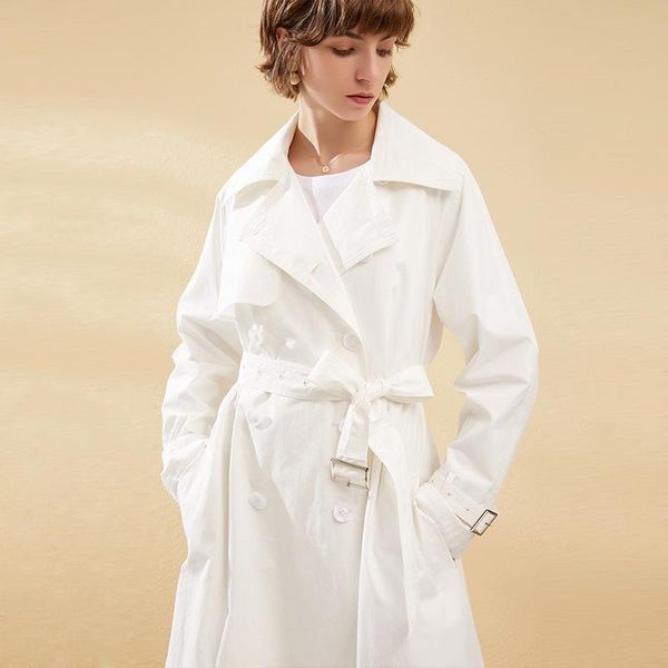 women's trench coats 2021 autumn and winter windbreaker female british wind with double-breasted knee long ladies coat cotton breathabl, Tan;black
women's trench coats 2021 autumn and winter windbreaker female british wind with double-breasted knee long ladies coat cotton breathabl, Tan;black