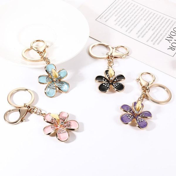 keychains flower style keychain gold color alloy rhinestone pendant women student wallet jewelry accessories key ring llaveros, Silver
keychains flower style keychain gold color alloy rhinestone pendant women student wallet jewelry accessories key ring llaveros, Silver