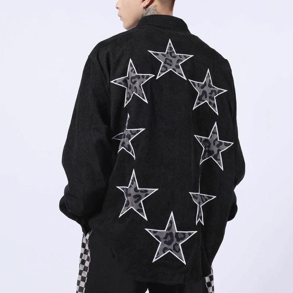 men's jackets corduroy jacket stars embroidery creative letters single breasted streetwear harajuku autumn cotton coat clothing, Black;brown
men's jackets corduroy jacket stars embroidery creative letters single breasted streetwear harajuku autumn cotton coat clothing, Black;brown