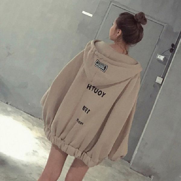 women's hoodies & sweatshirts letter printed women 2021 zip-up fleece thicken autumn winter sweatshirt coat casual loose outerwear hood, Black
women's hoodies & sweatshirts letter printed women 2021 zip-up fleece thicken autumn winter sweatshirt coat casual loose outerwear hood, Black