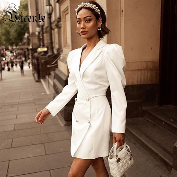 chic pearl button design puff sleeves turn-down collar celebrtiy party club mini blazer dress 210520, Black;gray
chic pearl button design puff sleeves turn-down collar celebrtiy party club mini blazer dress 210520, Black;gray