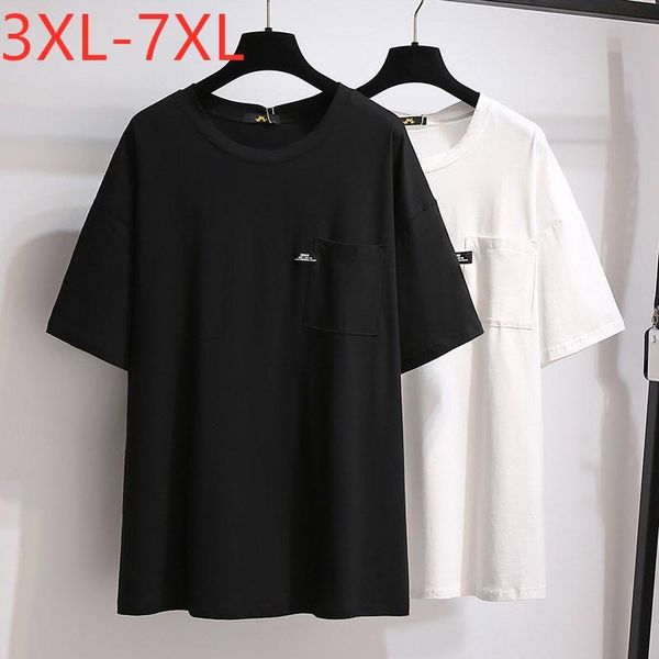 plus size t-shirt 2021 ladies summer for women large loose short sleeve black white cotton pocket 3xl 4xl 5xl 6xl 7xl
plus size t-shirt 2021 ladies summer for women large loose short sleeve black white cotton pocket 3xl 4xl 5xl 6xl 7xl