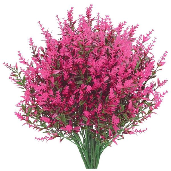decorative flowers & wreaths 8 bundles artificial lavender outdoor fake no fade faux plastic plants garden porch window box-rose red
decorative flowers & wreaths 8 bundles artificial lavender outdoor fake no fade faux plastic plants garden porch window box-rose red