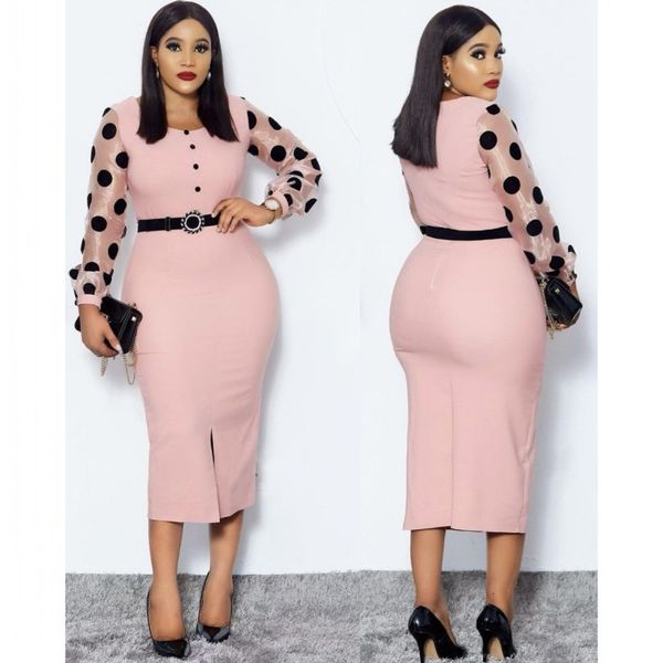 casual dresses women elegant office midi es ladies bodycon dot long sleeve belt o-neck female fashion work summer pencil muh9, Black;gray
casual dresses women elegant office midi es ladies bodycon dot long sleeve belt o-neck female fashion work summer pencil muh9, Black;gray