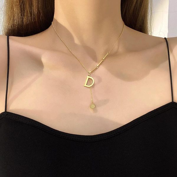 pendant necklaces mszmrz 2021 d letter titanium steel for women luxury tassel square necklace fashion jewelry gifts, Silver
pendant necklaces mszmrz 2021 d letter titanium steel for women luxury tassel square necklace fashion jewelry gifts, Silver