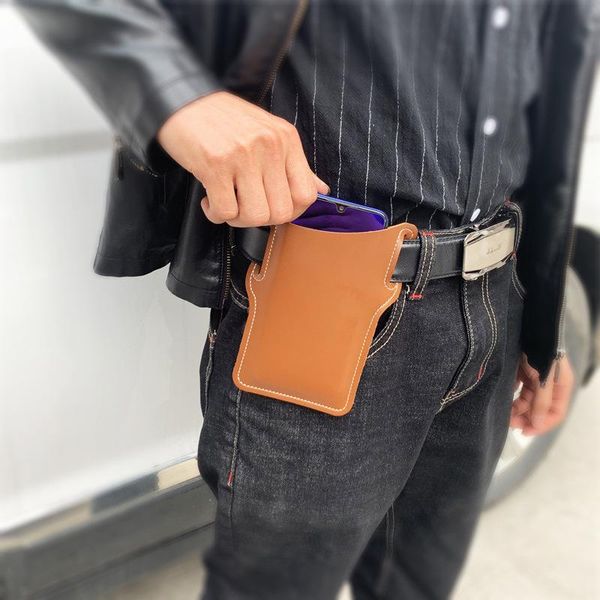 small universal belt bag portable interspersed with mobile phone retro handmade pu leather anti-lost vertical protection holster waist bags
small universal belt bag portable interspersed with mobile phone retro handmade pu leather anti-lost vertical protection holster waist bags