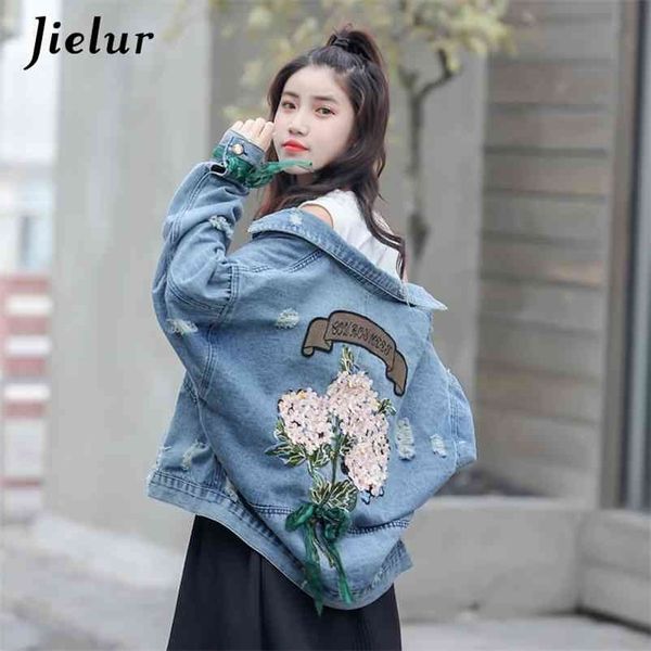 blue autumn women jacket hipster pockets denim coat turn-down collar jean coats embroidery button female 210426, Black;brown
blue autumn women jacket hipster pockets denim coat turn-down collar jean coats embroidery button female 210426, Black;brown
