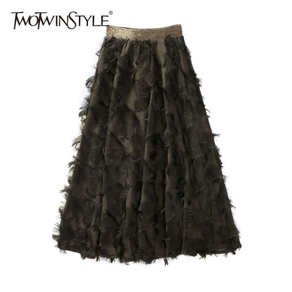 tassel patchwork skirt women high waist elastic a line zipper midi skirts for fashion large size clothes 210521, Black
tassel patchwork skirt women high waist elastic a line zipper midi skirts for fashion large size clothes 210521, Black