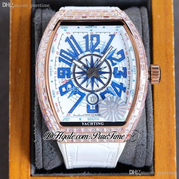 rf vanguard v45 sc dt a21j automatic mens watch 18k rose gold diamonds case white dial blue big number markers leather rubber bling jewelry, Slivery;brown
rf vanguard v45 sc dt a21j automatic mens watch 18k rose gold diamonds case white dial blue big number markers leather rubber bling jewelry, Slivery;brown
