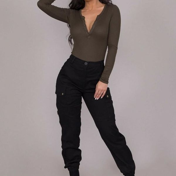 women's & capris stylish women cargo high waist black pants button pockets design gothic style trousers solid color long trouser plus s, Black;white
women's & capris stylish women cargo high waist black pants button pockets design gothic style trousers solid color long trouser plus s, Black;white