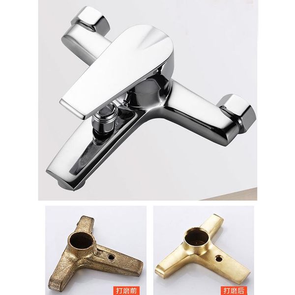 copper european bathtub faucet bathroom shower mixing valve and cold household water heater simple sets
copper european bathtub faucet bathroom shower mixing valve and cold household water heater simple sets