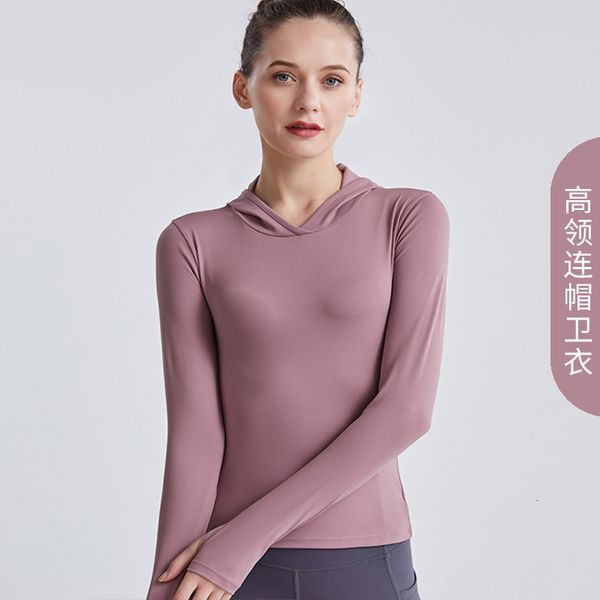 women's t-shirt 2021 autumn and winter yoga cloth women's naked close hooded sports long sleeved sweater running fast drying tight, White
women's t-shirt 2021 autumn and winter yoga cloth women's naked close hooded sports long sleeved sweater running fast drying tight, White