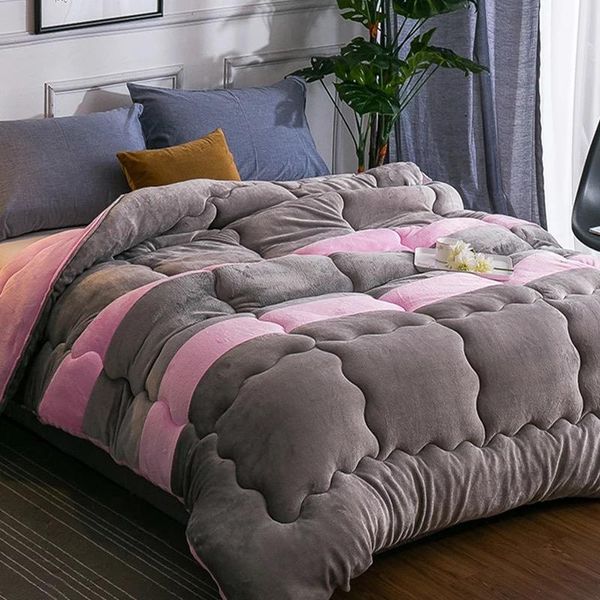 comforters & sets twin/queen/king size patchwork thick warm quilts duvet home luxury printed flannel winter blanket bedding comforter quilte
comforters & sets twin/queen/king size patchwork thick warm quilts duvet home luxury printed flannel winter blanket bedding comforter quilte