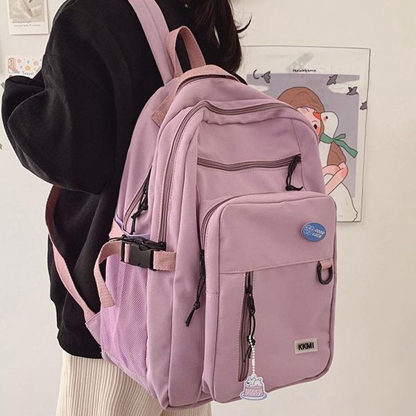 large capacity women waterproof nylon backpack solid color school backpacks for teenage girls female lapkawaii bag
large capacity women waterproof nylon backpack solid color school backpacks for teenage girls female lapkawaii bag