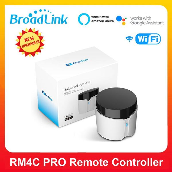 broadlink rm4c pro con wifi rf remote controller infrared receiver timer smart home work with amazon alexa google assistant controlers
broadlink rm4c pro con wifi rf remote controller infrared receiver timer smart home work with amazon alexa google assistant controlers