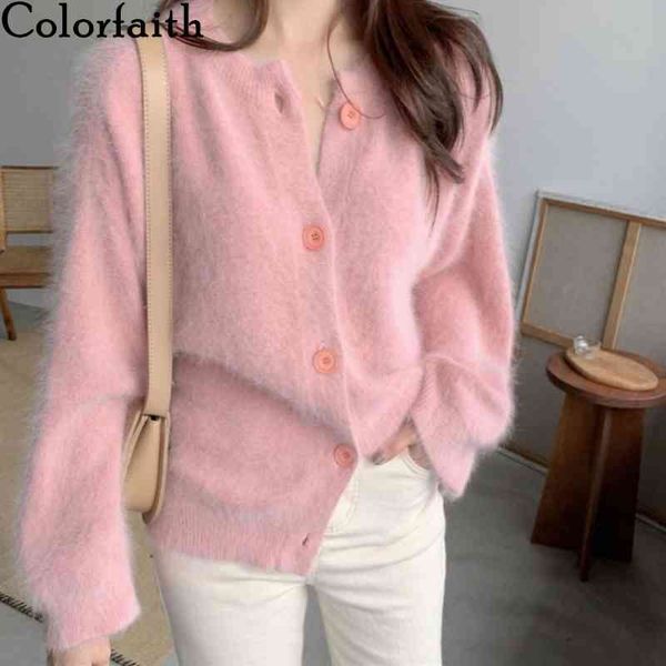 colorfaith new autumn winter women's sweaters knitted buttons cardigans weed oversize korean elegant ladies swc1925 210413, White;black
colorfaith new autumn winter women's sweaters knitted buttons cardigans weed oversize korean elegant ladies swc1925 210413, White;black