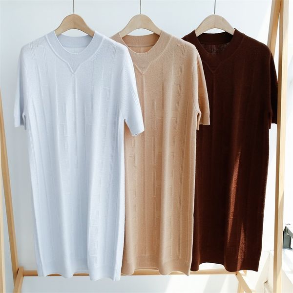 dress 100% cashmere women knit dress short sleeve straight o-neck solid color early autumn female knitwear knee-length dresses, Black;gray
dress 100% cashmere women knit dress short sleeve straight o-neck solid color early autumn female knitwear knee-length dresses, Black;gray