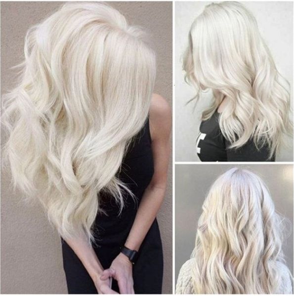 side white chemical fiber parting long curly hair head cover women's wig rose net, Black
side white chemical fiber parting long curly hair head cover women's wig rose net, Black