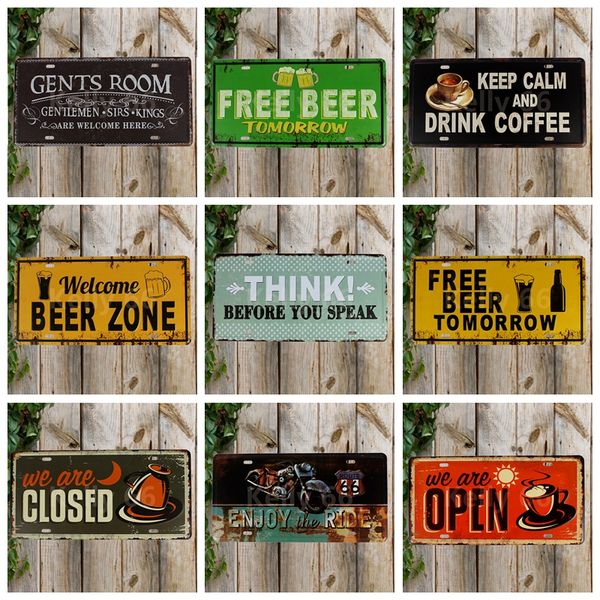 welcome beer zone drink coffee open closed metal sign tin poster home decor bar wall art painting 15*30 cm size cp-3
welcome beer zone drink coffee open closed metal sign tin poster home decor bar wall art painting 15*30 cm size cp-3