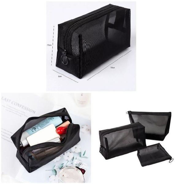 cosmetic bags & cases 3pcs mesh makeup zipper pouch see through bag for home offices travel
cosmetic bags & cases 3pcs mesh makeup zipper pouch see through bag for home offices travel