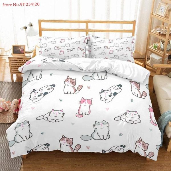 bedding sets 2/3 piece cats cartoon pillowcase home textiles soft quilt cover duvet for bedroom 3d animals bed linen
bedding sets 2/3 piece cats cartoon pillowcase home textiles soft quilt cover duvet for bedroom 3d animals bed linen