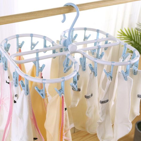 hangers & racks 32-clip multi-function round foldable underwear drying rack baby socks household pp environmental protection
hangers & racks 32-clip multi-function round foldable underwear drying rack baby socks household pp environmental protection