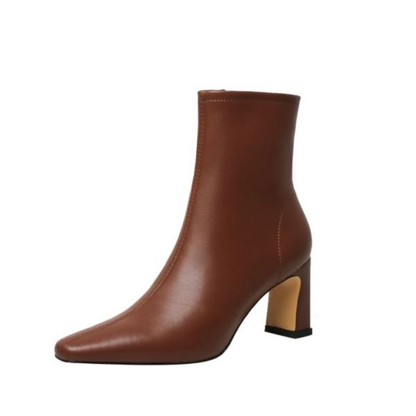 size 33-40 real leather women ankle boots zipper stretch boots solid color winter daily fashion new ladies footwear, Black
size 33-40 real leather women ankle boots zipper stretch boots solid color winter daily fashion new ladies footwear, Black