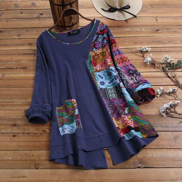 women's blouses & shirts zanzea vintage women o neck long sleeve printed casual spring blouse cotton linen shirt loose blusas patchwor, White
women's blouses & shirts zanzea vintage women o neck long sleeve printed casual spring blouse cotton linen shirt loose blusas patchwor, White