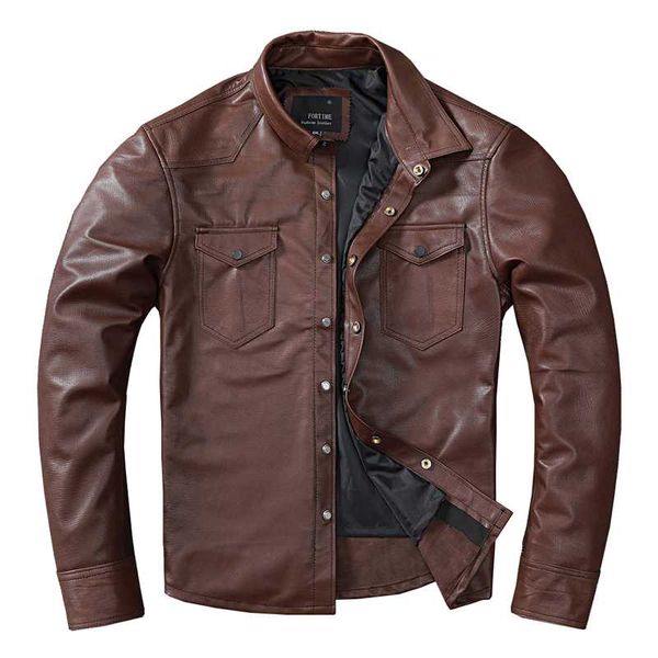 men's leather & faux genuine sheepskin coffee color jacket fashion slim short motorcycle coat plus size, Black
men's leather & faux genuine sheepskin coffee color jacket fashion slim short motorcycle coat plus size, Black