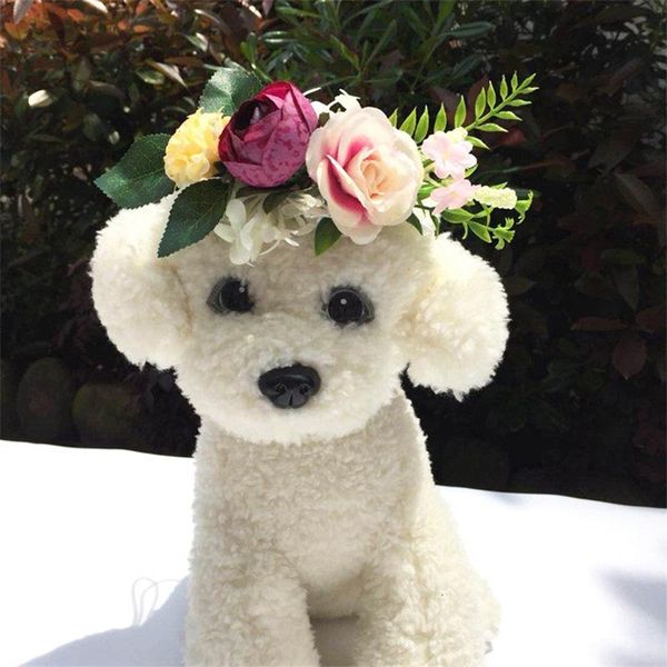dog apparel 2021 1pc flower head band for cats, pet wedding collars, cat collars headwear fashion simulation ring hoop headband
dog apparel 2021 1pc flower head band for cats, pet wedding collars, cat collars headwear fashion simulation ring hoop headband