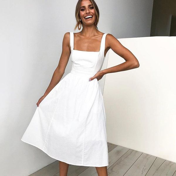casual dresses spaghetti strap backless red dress women summer slim beach patry white midi woman for robe femme, Black;gray
casual dresses spaghetti strap backless red dress women summer slim beach patry white midi woman for robe femme, Black;gray